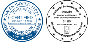 DIN EN ISO/IEC 17024 zertifiziert